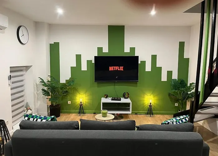 Escale Au Jardin Des Reves Terrasse Parking Privee 8 Personnes Apartmán Moulins-les-Metz